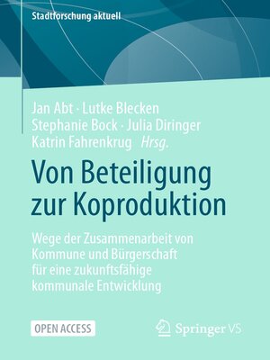 cover image of Von Beteiligung zur Koproduktion